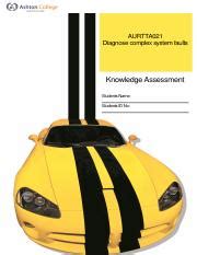 Aurtta Assessment V Pdf Aurtta Diagnose Complex System Faults