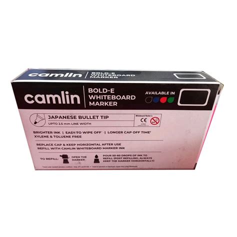 Black Camlin Bold E Whiteboard Marker Number Of Items Pack Pcs At