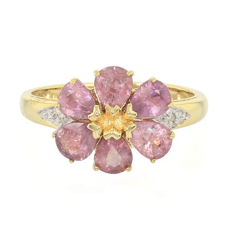 Nicht Erhitzter Padparadscha Saphir Goldring AMAYANI 5137WM Juwelo