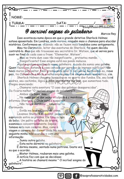 Conto De Enigma 7 Ano