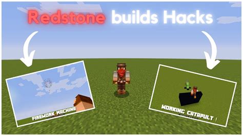 MINECRAFT BEST REDSTONE BUILD HACKS YouTube