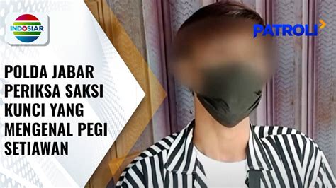 Penyidikan Pembunuhan Vina Polda Jabar Periksa Saksi Kunci Yang