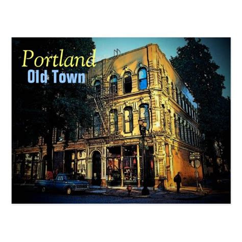 Old Town Portland Postcard Zazzle