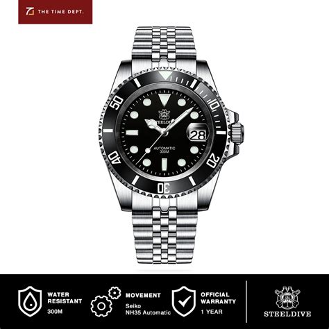 Jual Steeldive SD1953 Seiko NH35A Automatic Jam Tangan Pria Diver