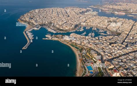 Pasalimani Second Biggest Port At Piraeus Greece Stock Photo Alamy