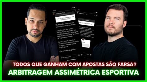 THIAGO NIGRO SE PRONUNCIA SOBRE APOSTAS ESPORTIVAS É FARÇA OU DÁ