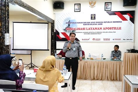 Kanwil Kemenkumham Jambi Sosialisasi Layanan Apostille Di Tebo ANTARA