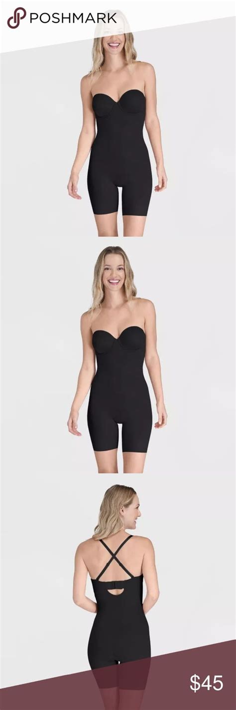 Spanx Women's Shapewear Strapless Cupped Midthigh | Women's shapewear ...