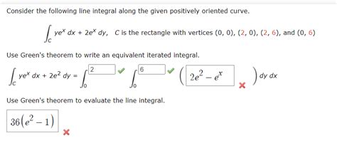 Solved Consider The Following Line Integral Along The Given