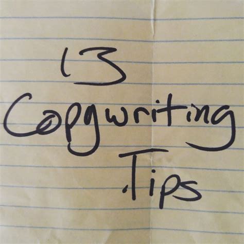 13 Quick Copywriting Tips Donnie Bryant Direct Response Copywriter