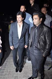 Bollywood Actors Shah Rukh Khan Sachin Joshi And Vimla Raman At Film