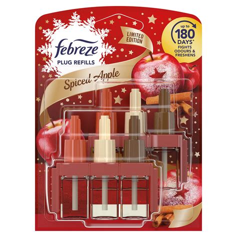 Febreze 3Volution Air Freshener Plug In Refills Spiced Apple 2X20ML