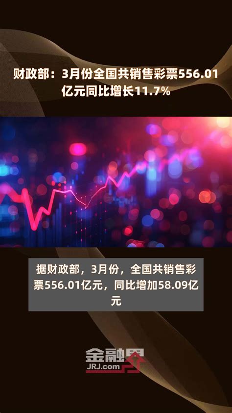 财政部：3月份全国共销售彩票556 01亿元同比增长11 7 快报 凤凰网视频 凤凰网