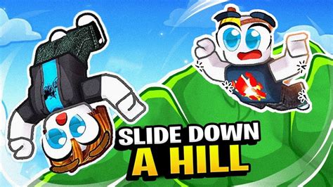 Slide Down A Hill Roblox In Roblox Youtube