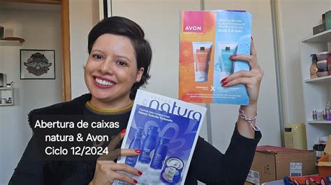 Abertura De Caixa Natura E Avon Ciclo 12 2024 Gel De Limpeza Faces