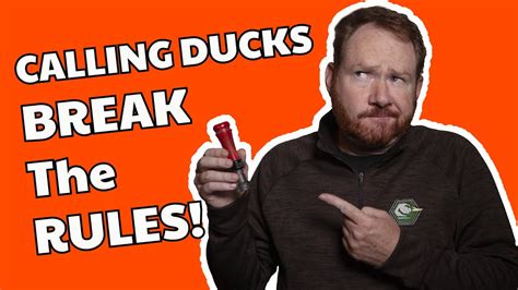 How To Call Ducks Duck Calling With Purpose Break The Rules YouTube