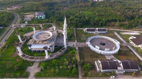 Aerial View Of The Masjid Raya Bandung Or Grand Mosque Of Bandung In