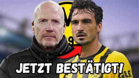 Bvb Eilmeldung Gerade Best Tigt Mats Hummels Hat Heute Alle