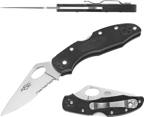 Amazon Firebird Ganzo F Ms Bk Serrated Blade Pocket Folding