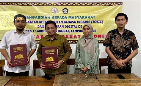 Pts Terbaik Asean Universitas Teknokrat Indonesiateken Mou Dengan Smkn