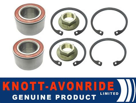 2 Genuine Knott Avonride 571005 45887 10 605124 Trailer Wheel Bearing