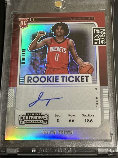 Panini Contenders Basketball Auto Jalen Green Rc