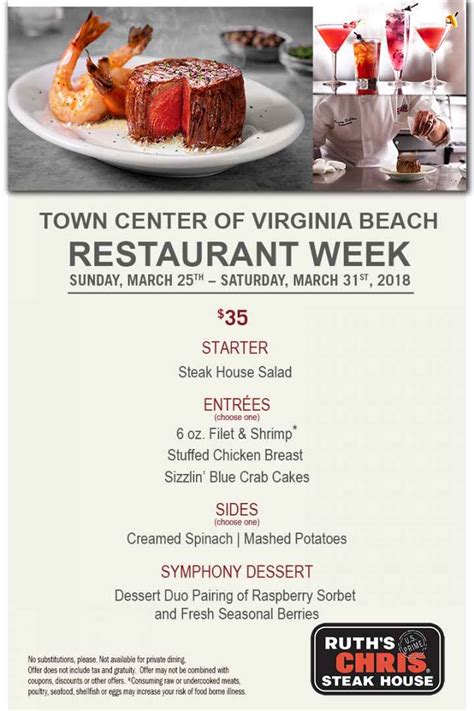 Town Center Restaurant Week – Town Center of Virginia Beach