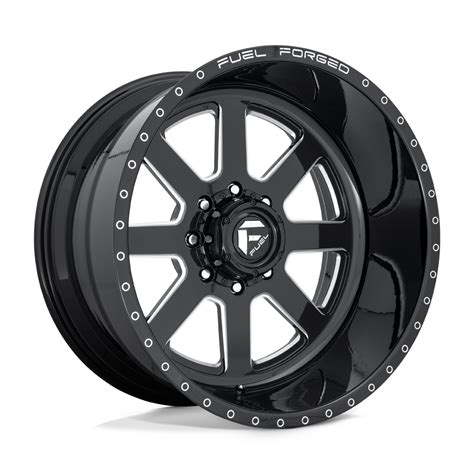 Fuel Wheels Ff D Ssf De Matte Black Milled Rim Performance