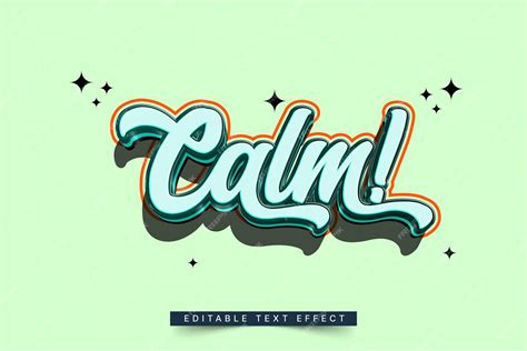 Premium Vector Editable 3d Trendy Lettering Text Effect