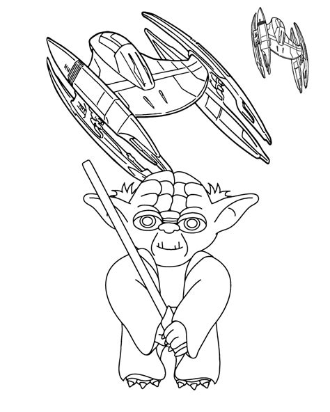 Star Wars Young Jedi Adventures Coloring Page