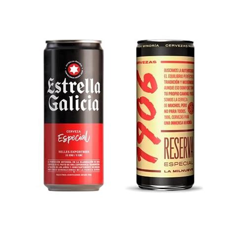 Estrella Galicia Y 1906 Reserva Especial Pack De Cervezas