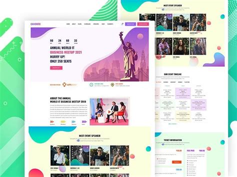 Canon Fix- Event Conference Web Template Graphic by Design_love ...