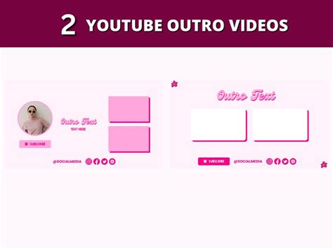 Youtube Branding Kit Pink Banners Channel Art Retro Y2k 2000s Groovy