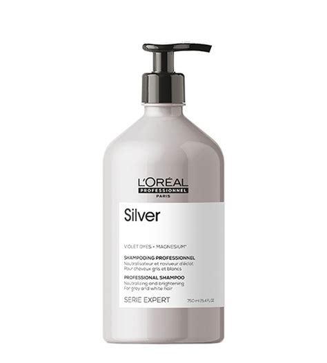 L Oréal Silver Shampoo 750ml Ou 1500ml Evabela