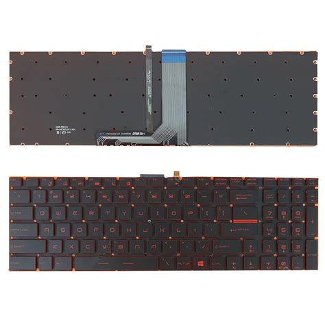 Teclado De Repuesto Para Ordenador Port Til MSI Steelseries GP72 GP62