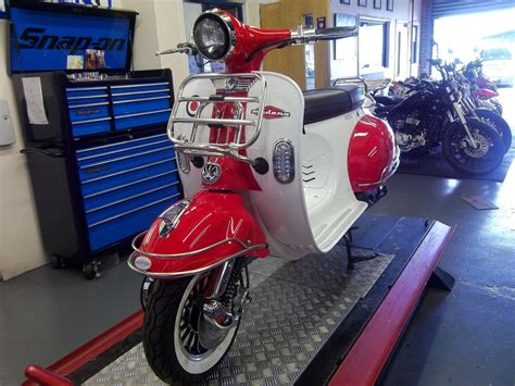 AJS Modena 50 Cc Scooter 1950 S Vespa Shape Mod Moped