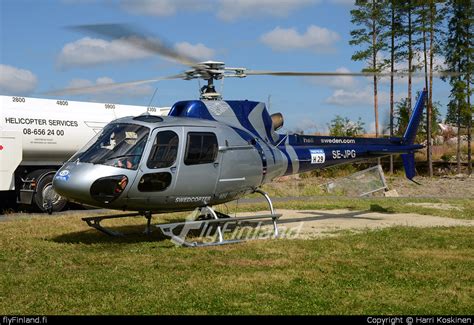 Se A Rospatiale As B Ecureuil Heliair Sweden