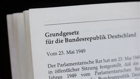 75 Jahre Grundgesetz Was bedeutet das Grundgesetz für Sie