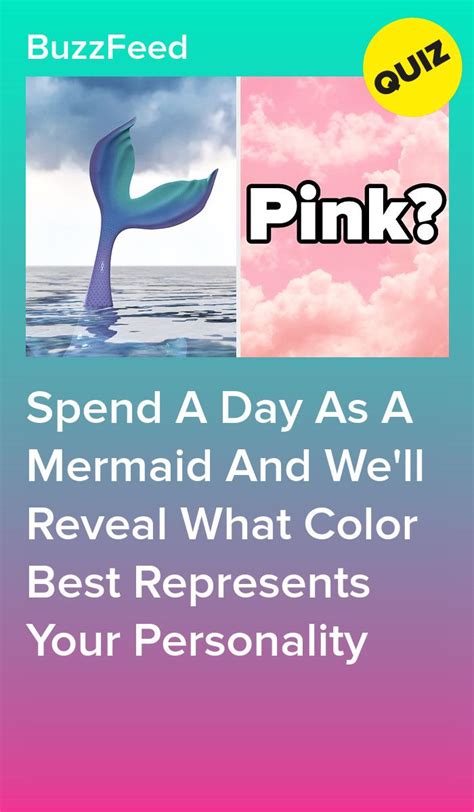 Spend A Day As A Mermaid And We Ll Reveal What Color Best Represents