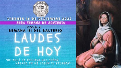 Laudes De Hoy Viernes De Diciembre Camino Neocatecumenal Liturgia