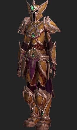 Light S Vanguard Battleplate Raid Finder Recolor Transmog Set