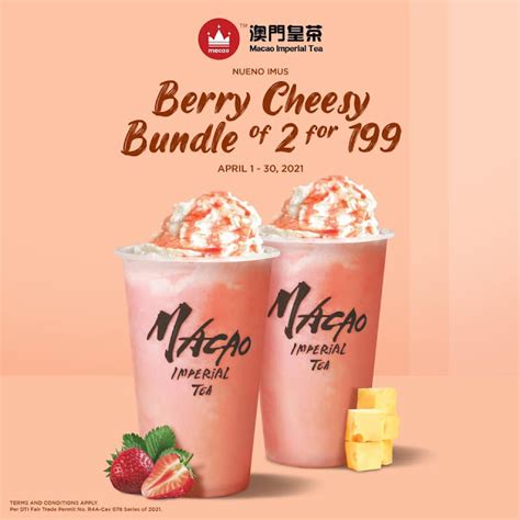 Manila Shopper Macao Imperial Tea Promos For April 2021