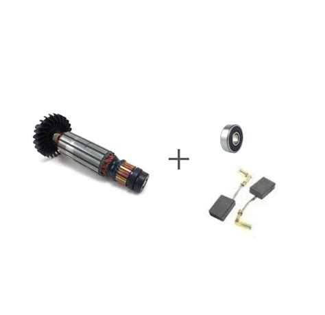 Kit Rotor Rolamentos E Escovas P DWE4020 220v Tipo1 Esmerilhadeira