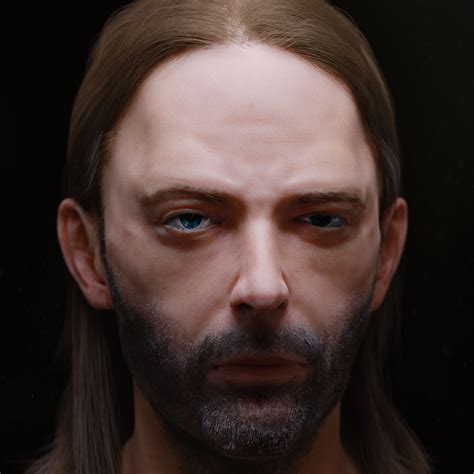 Thom Yorke Portrait Breakdown Finished Projects Blender Artists