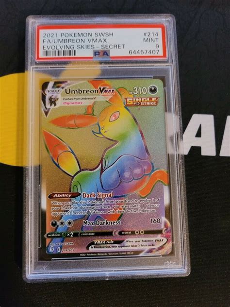 18 Umbreon Vmax Alt Art Psa 10 AnbreenTommie