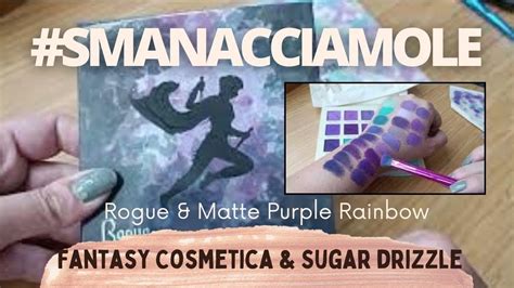 Rogue Palette By Fantasy Cosmetica L The Matte Rainbow Purple Palette