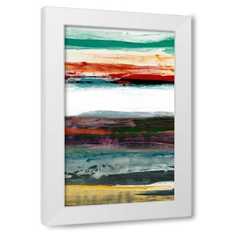 Sisa Jasper X White Modern Wood Framed Wall Art Titled Primary