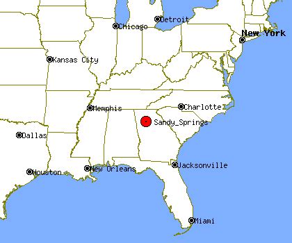 Sandy Springs Georgia Map - Amargo Marquita