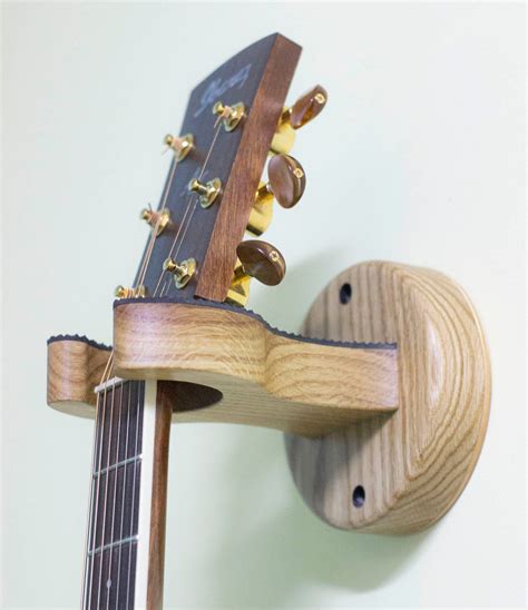 Acoustic Guitar Wall Mount Hanger Made Of Oak Etsy Australia