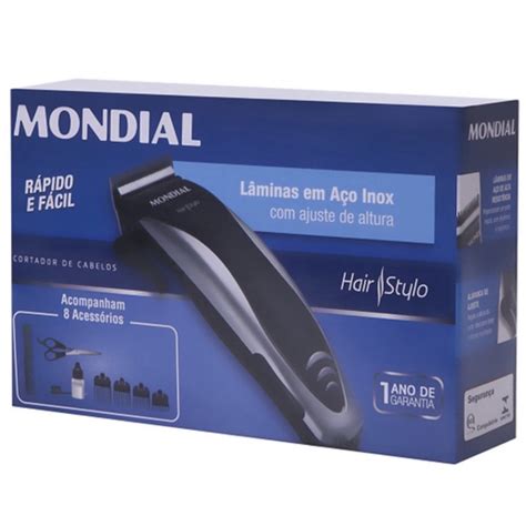 Mondial Stylo Hair Cr Prata E Preto V Shopee Brasil